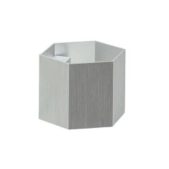 Straluma Aluminium wandlamp 6-hoek up+down> Halverlichting|Wandlampen