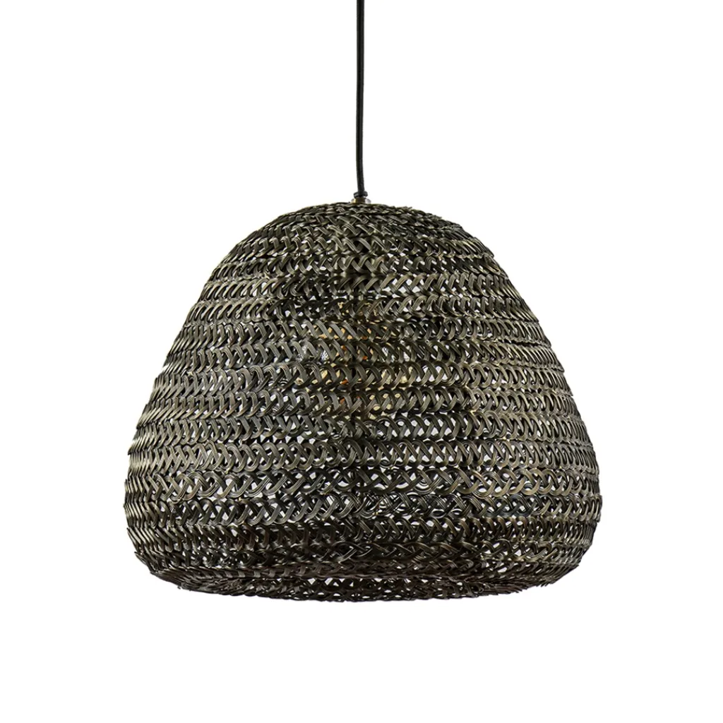 Straluma Antiek bronzen hanglamp Finou Light and Living> Eettafellampen|Light and Living