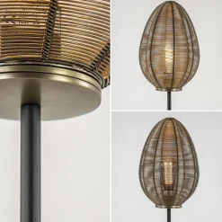 Straluma Antiek bronzen tafellamp Yaelle Light and Living><noscript><img width=