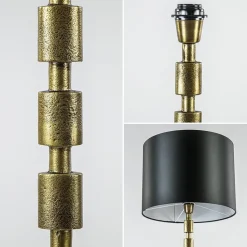 Straluma Antiek bronzen vloerlamp Malinda exclusief kap><noscript><img width=