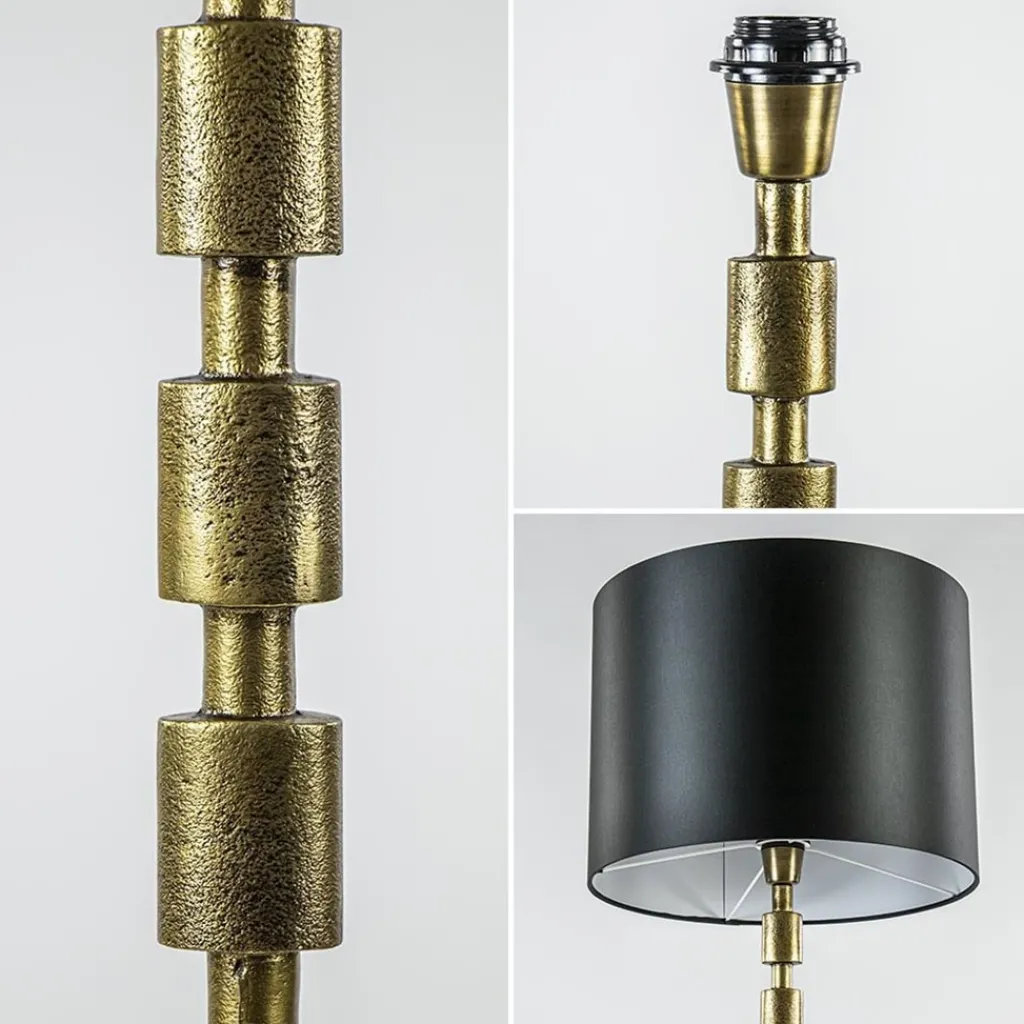 Straluma Antiek bronzen vloerlamp Malinda exclusief kap> Lampenvoeten|Light and Living