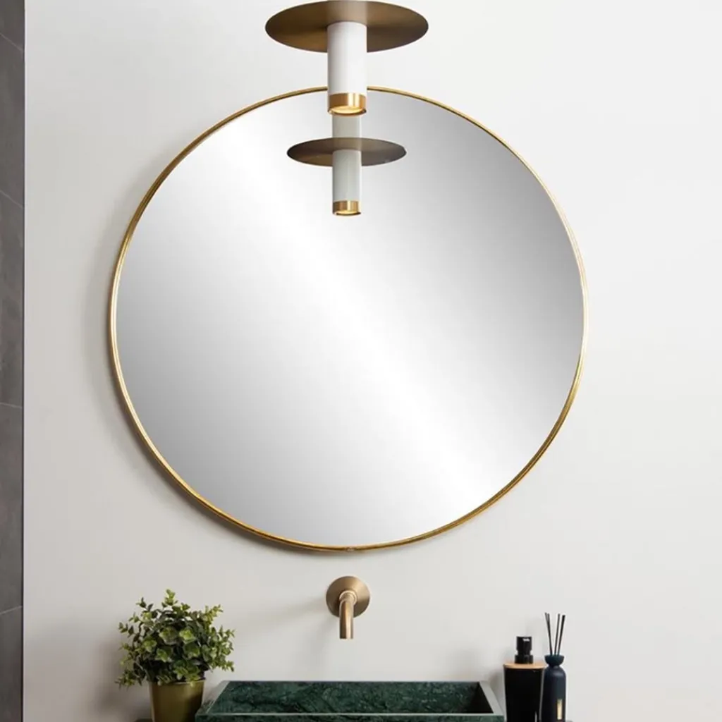 Straluma Badkamer hanglamp GU10 spot cilinder wit/brons> Badkamerverlichting|Hanglampen