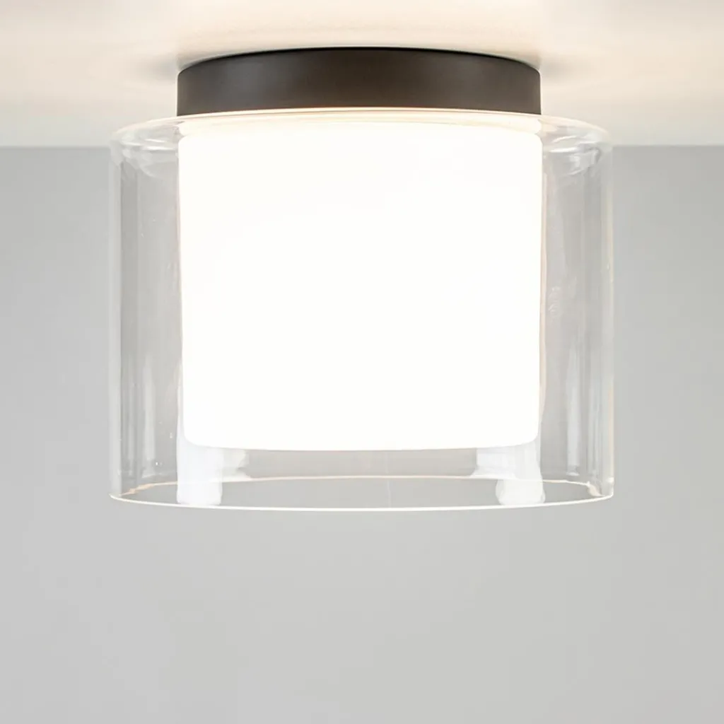 Straluma Badkamer plafondlamp helder met opaal glas IP44> Keukenverlichting|Badkamerverlichting