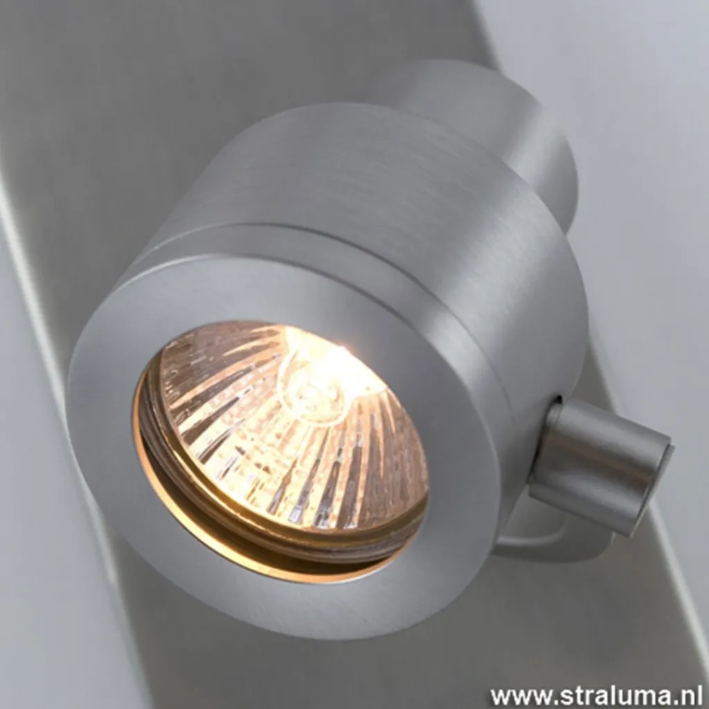 Straluma Balkspot 2-lichts nikkel mat gu10> Opbouwspots|Woonkamerlampen