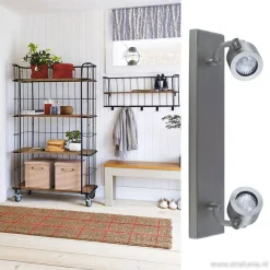 Straluma Balkspot 2-lichts nikkel mat gu10><noscript><img width=