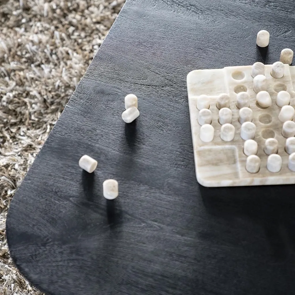 Straluma Bijzettafel Aron zwart 80x80 cm> Bijzettafels|Salontafels