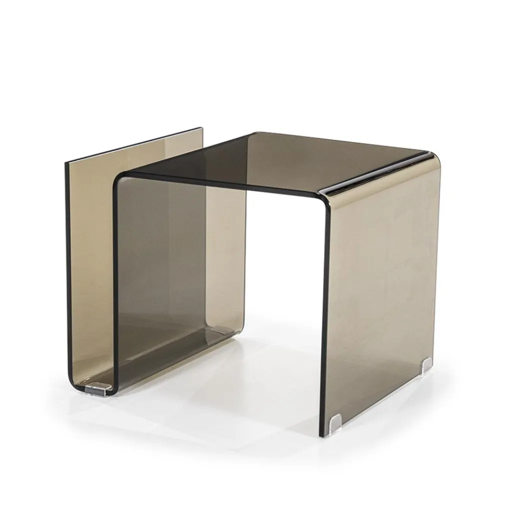 Straluma Bijzettafel bruin 48x42x38 cm> Bijzettafels