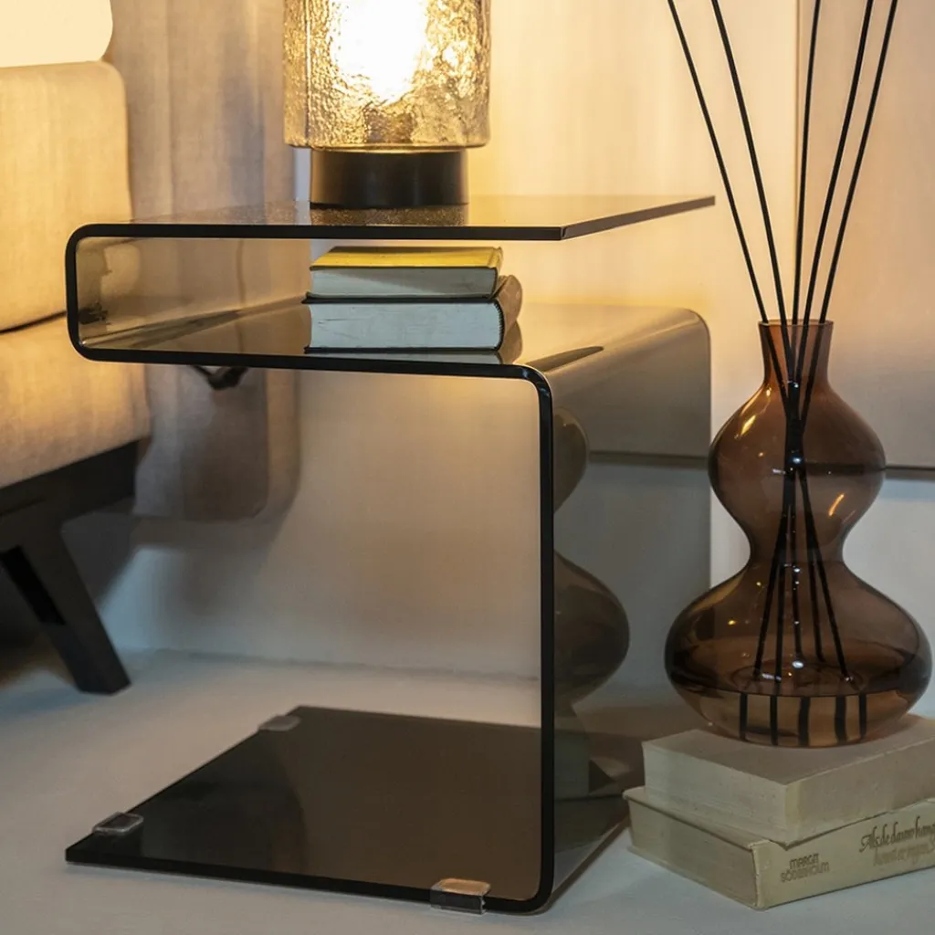 Straluma Bijzettafel bruin 48x42x38 cm> Bijzettafels