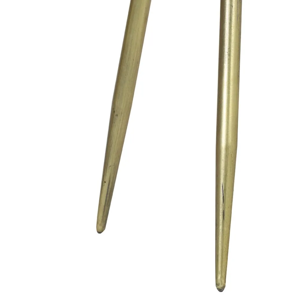 Straluma Bijzettafel Envira antiek goud Ø35x98,5 cm> Light and Living|Bijzettafels