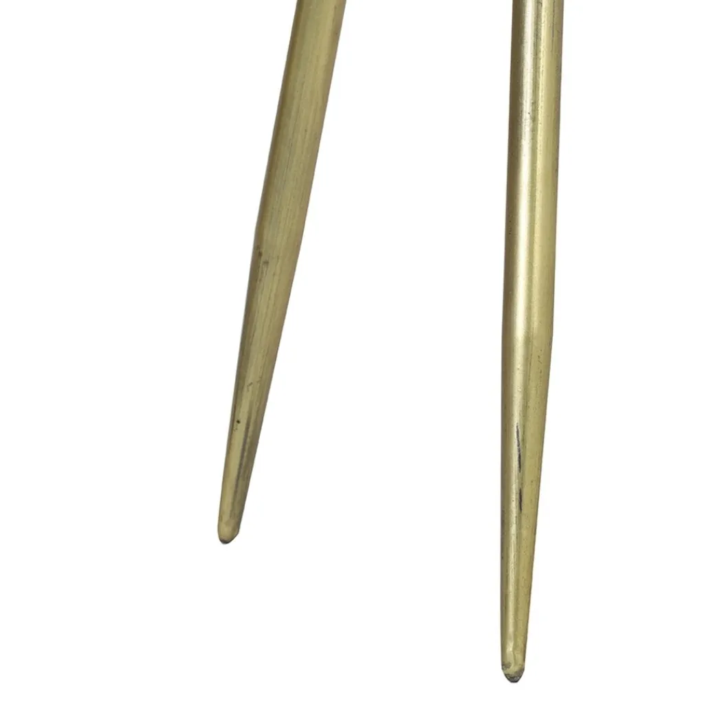 Straluma Bijzettafel Envira antiek goud Ø30x80.5 cm> Light and Living|Bijzettafels