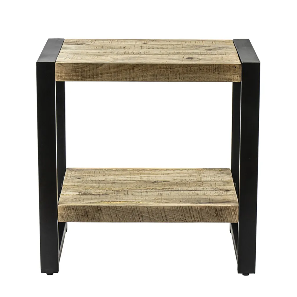 Straluma Bijzettafel 2-laags mango hout naturel> Bijzettafels