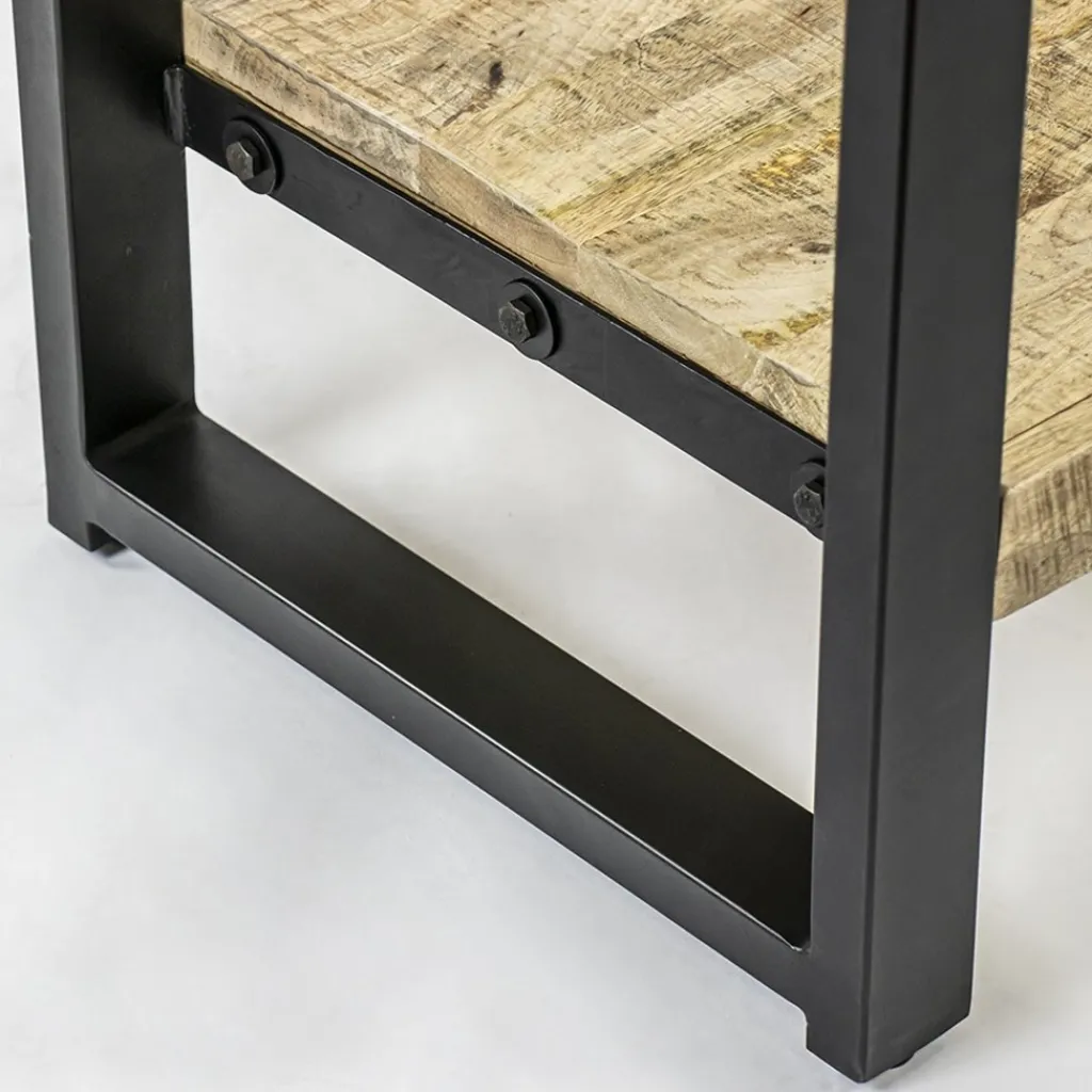 Straluma Bijzettafel 2-laags mango hout naturel> Bijzettafels