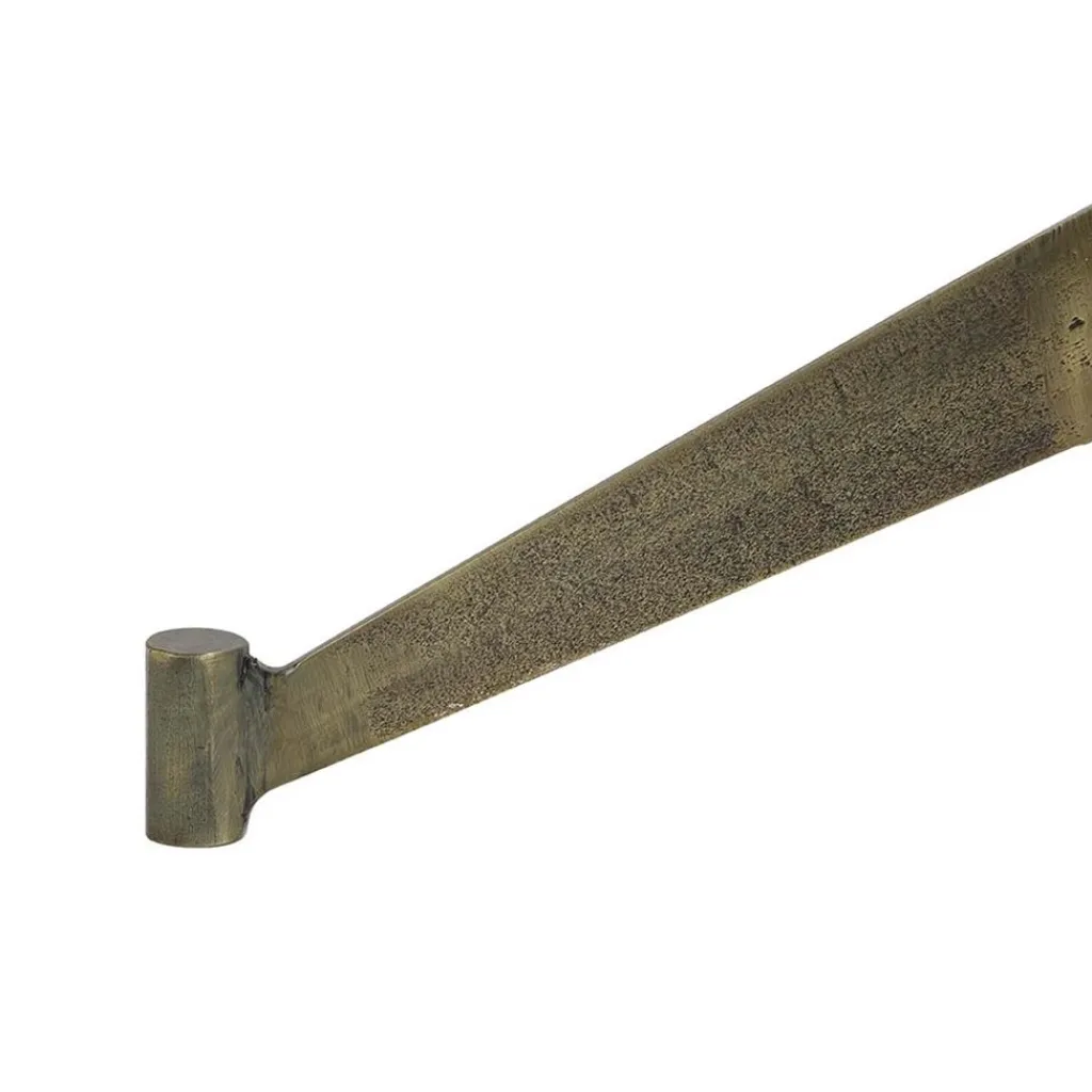 Straluma Bijzettafel Lomelo zwart marmer met antiek brons> Light and Living|Bijzettafels