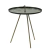 Straluma Bijzettafel Saphire groen met brons 45 cm> Bijzettafels