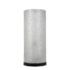 Straluma Botanische tafellamp cilinder met capiz schelpen wit> Tafellampen|Schelpenlampen