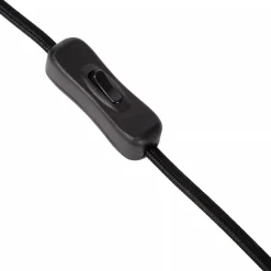 Straluma Botanische tafellamp gevlochten papier zwart><noscript><img width=