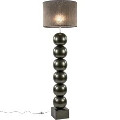 Straluma Brons/bruine vloerlamp inclusief ronde kap 50 cm> Vloerlampen|Schemerlampen