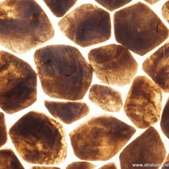 Straluma Bruin gouden hanglamp met capiz schelpen></noscript> Eettafellampen|Schelpenlampen