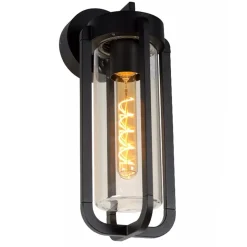 Straluma Buiten wandlamp zwart met helder glas IP65><noscript><img width=