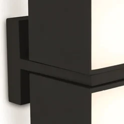 Straluma Buitenlamp Cuba double square zwart IP54> Wandlampen|Buitenlampen