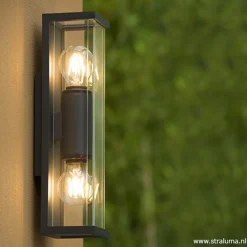 Straluma Buitenlamp 2L lantaarn antraciet IP54><noscript><img width=