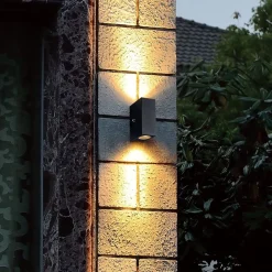 Straluma Buitenlamp Logan zwart+schemersensor IP44><noscript><img width=