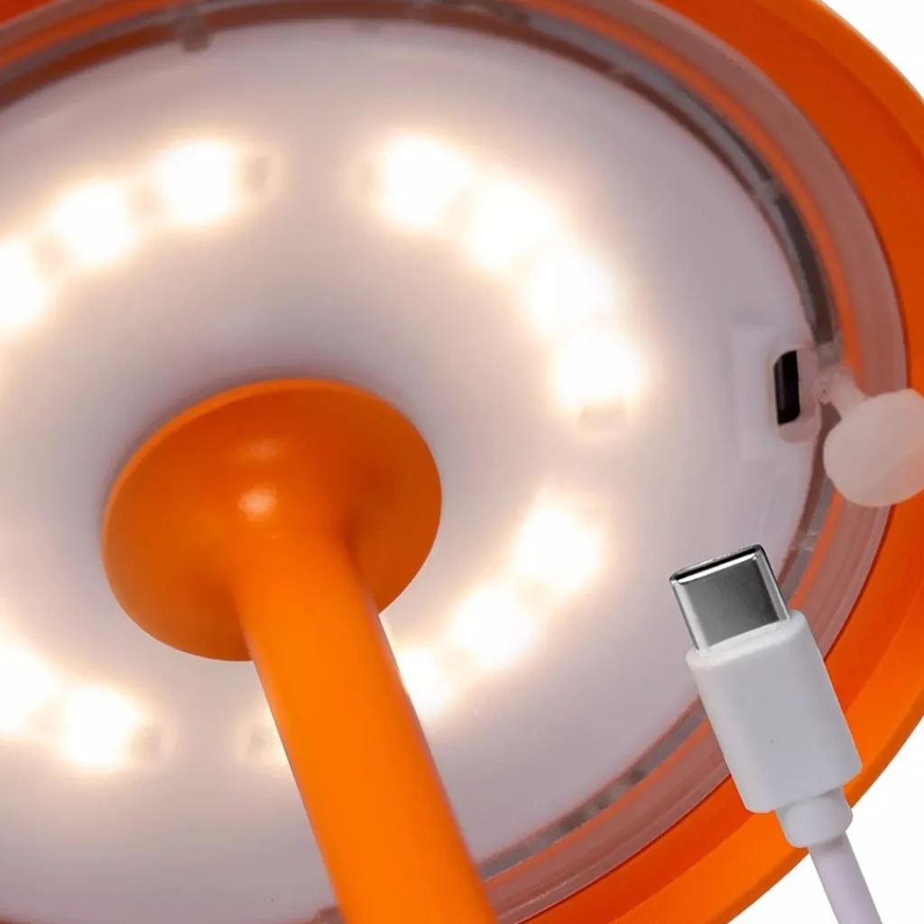 Straluma Buitenlamp op batterij oranje dimbaar IP54> Tafellampen|Buitenlampen