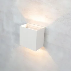 Straluma Buitenlamp rechthoekig wit IP65></noscript> Wandlampen|Buitenlampen