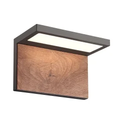 Straluma Buitenlamp Ruka antraciet/hout IP65> Wandlampen|Buitenlampen