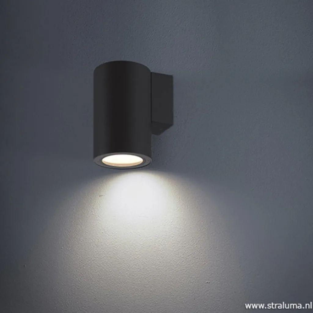 Straluma Buitenlamp Volcano wand grafiet IP65> Wandlampen|Buitenlampen