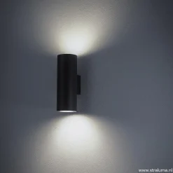 Straluma Buitenlamp Vulcano wand grafiet IP65></noscript> Wandlampen|Buitenlampen