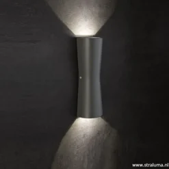 Straluma Buitenlamp wand antraciet up+down IP54><noscript><img width=