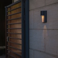 Straluma Buitenlamp wand downlighter IP54 grijs><noscript><img width=