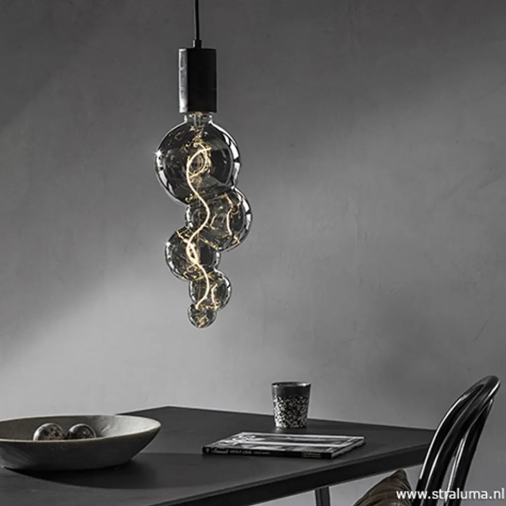 Straluma Calex Alicante led lamp titanium 4w e27> Slaapkamerlampen|Keukenverlichting