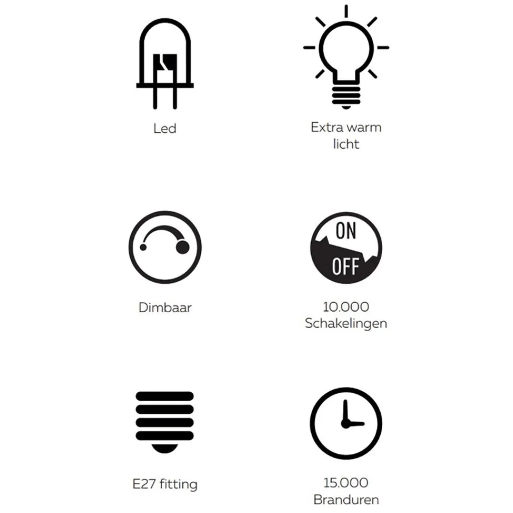 Straluma Calex Barcelona Natural dimbaar 4w e27> Calex
