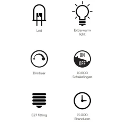 Straluma Calex Dijon Amber Pulse 2000K dimbaar><noscript><img width=
