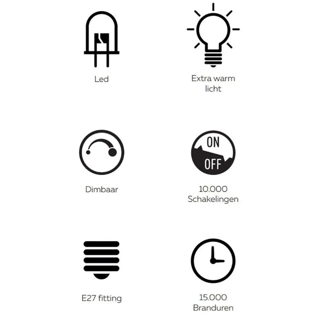 Straluma Calex Inception G125 Gradient black/gold dimbaar> Calex|Decoratieve Verlichting