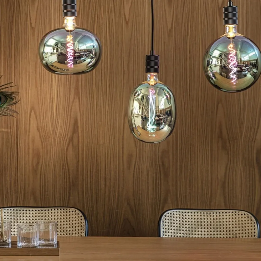 Straluma Calex Kalmar Color metallic globe 4W E27> Calex|Retro Verlichting