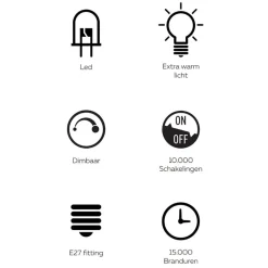 Straluma Calex Kalmar Natural dimbaar 5w e27><noscript><img width=