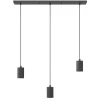 Straluma Calex multipendel 3-lichts balk E27 pendels zwart> Calex|Keukenverlichting