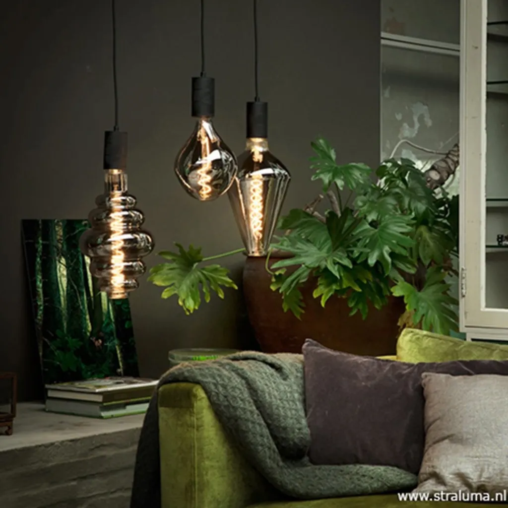 Straluma Calex Paris lichtbron titanium 6w e27> Slaapkamerlampen|Keukenverlichting