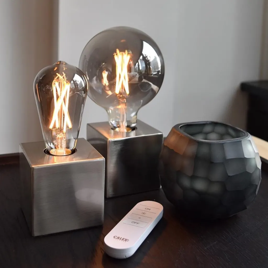 Straluma Calex Smart Home E27 LED filament smoke ST64> Smart lampen|Calex