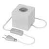 Straluma Calex tafelarmatuur kubus mat wit> Tafellampen|Calex