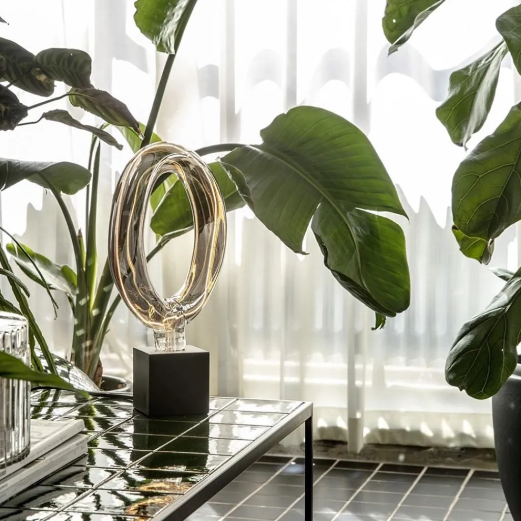 Straluma Calex tafelarmatuur kubus mat zwart> Calex|Lampenvoeten