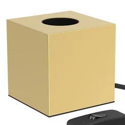 Straluma Calex tafelarmatuur kubus goud> Tafellampen|Calex