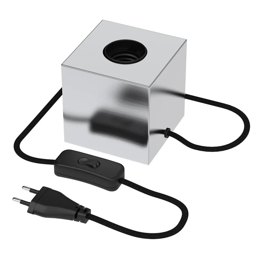 Straluma Calex tafelarmatuur satijn nikkel> Calex|Lampenvoeten