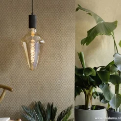 Straluma Calex Vienna led gold 4w e27></noscript> Keukenverlichting|Eetkamerverlichting