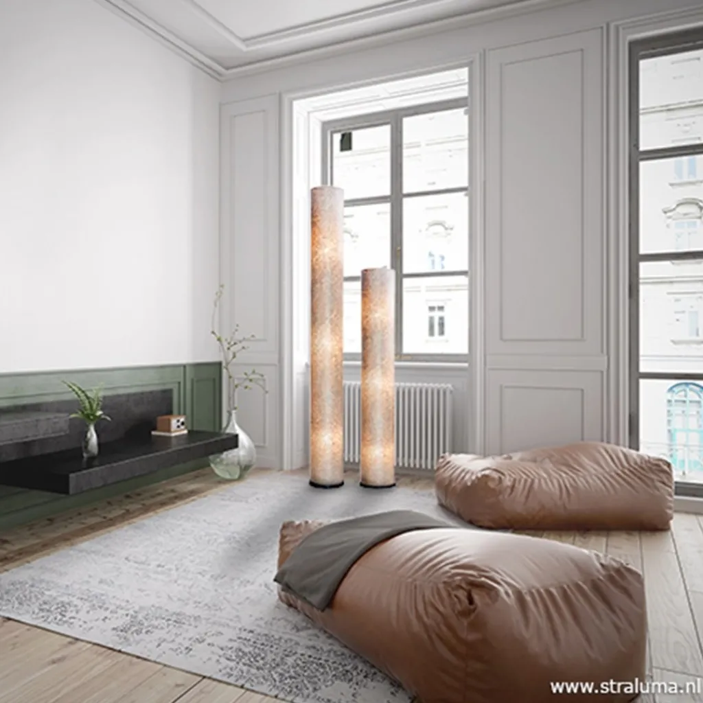 Straluma Capiz cilinderlamp schelpen 150cm> Schelpenlampen|Woonkamerlampen
