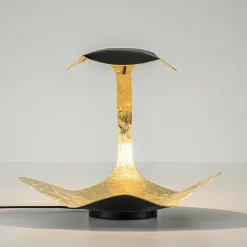 Straluma Chique design tafellamp LED zwart met goldleaf><noscript><img width=