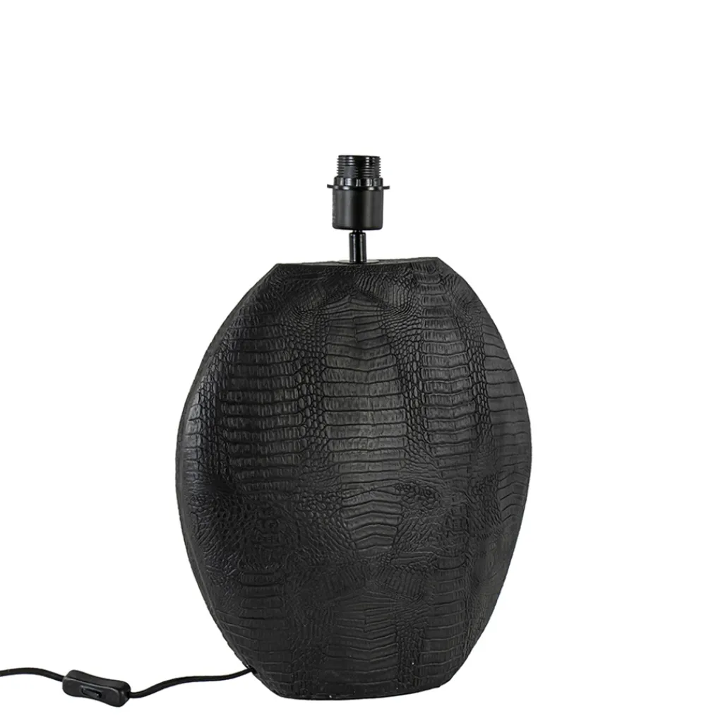 Straluma Chique lampvoet Skeld mat zwart exclusief kap> Lampenvoeten|Light and Living